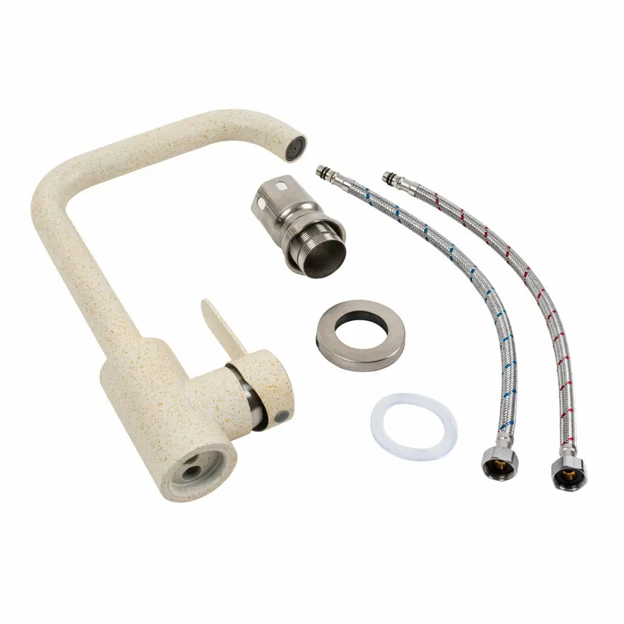 Змішувач кухонний Platinum KT 11 (3008B-FH) Пісок