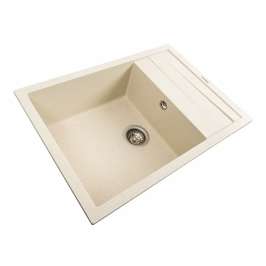 Кухонна мийка гранітна матова 7050 CASCADA Platinum Пісок