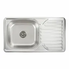 Кухонна мийка з нержавіючої сталі Valeso ДЕКОР 7642 (0,8/180 мм)