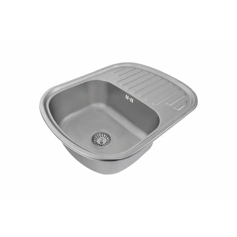 Кухонна мийка з нержавіючої сталі Valeso САТИН 6349 (0,8/180 мм)
