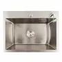 Кухонна мийка 58*43 нержавійка VALESO Handmade (сифон круглий, 3.0/0.8)