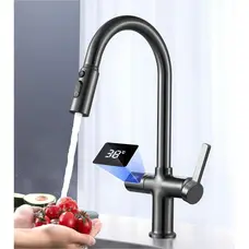 Кухонний змішувач VALESO NSC087 (сенсорний вимикач + датчик температури)