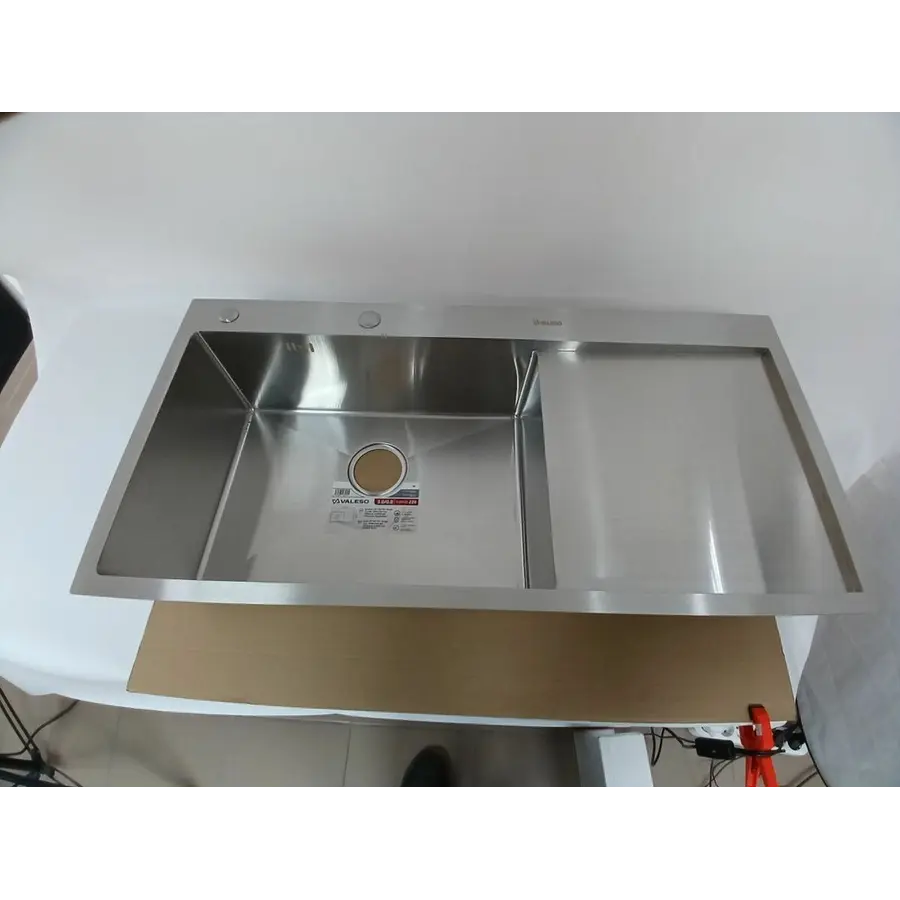 Кухонна мийка нержавійка CM 100*50 L VALESO Handmade (3.0/0.8)