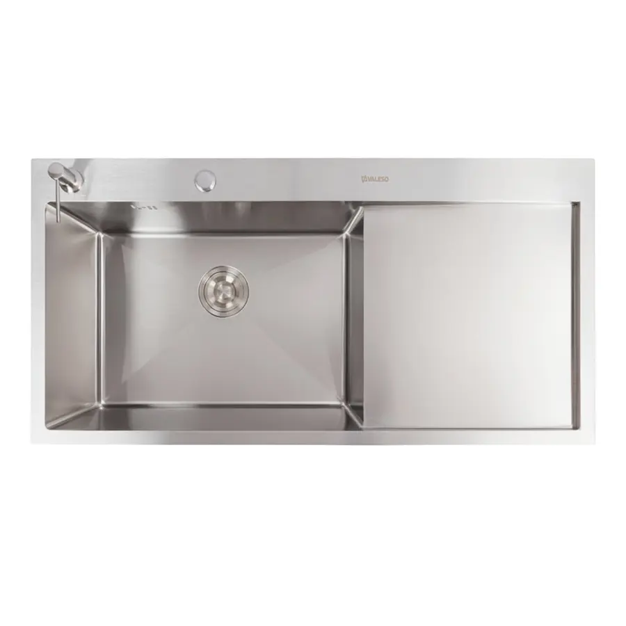 Кухонна мийка нержавійка CM 100*50 L VALESO Handmade (3.0/0.8)