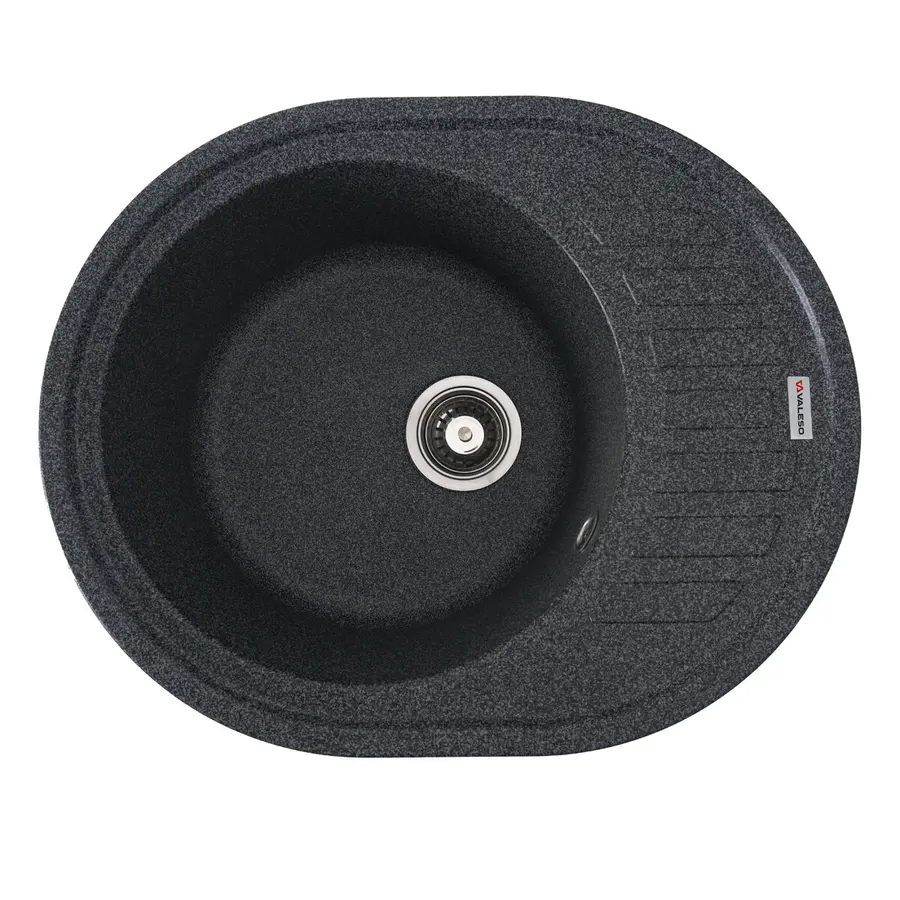 Гранитная мойка для кухни VALESO SOUL 6250 матовая Графит