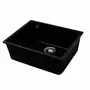 Гранитная мойка для кухни VALESO OASIS 5444 матовая Черная