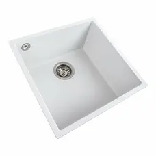 Гранитная мойка для кухни VALESO RUBA 4040 матовая Белоснежная