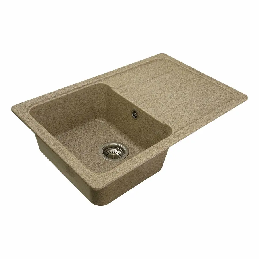 Гранитная мойка для кухни VALESO VERONA 7850 матовая Карамель