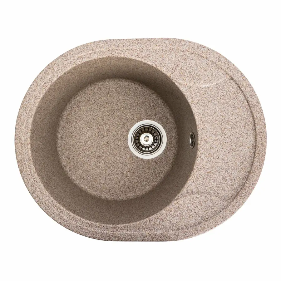 Гранитная мойка для кухни VALESO ONYX 5847 матовая Карамель