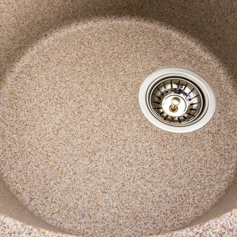 Гранитная мойка для кухни VALESO ONYX 5847 матовая Карамель