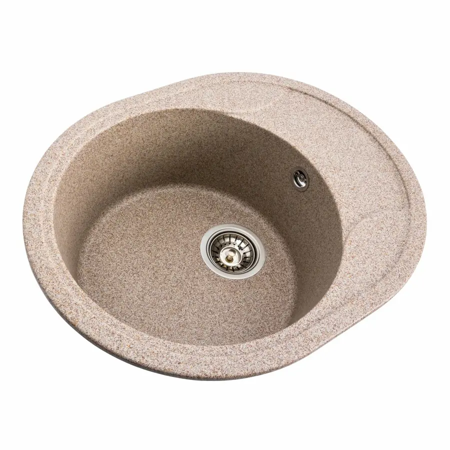 Гранитная мойка для кухни VALESO ONYX 5847 матовая Карамель