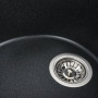 Гранитная мойка для кухни VALESO 5847 ONYX матовый Карбон