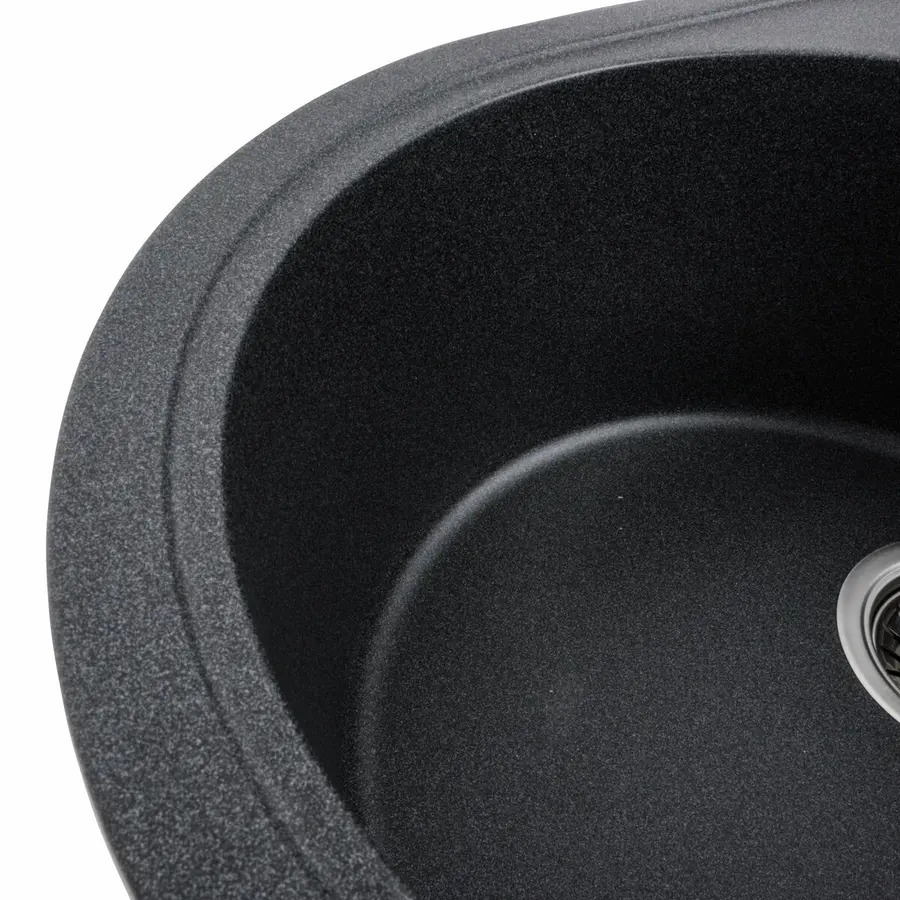 Гранитная мойка для кухни VALESO ONYX 5847 матовая Карбон