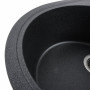 Гранитная мойка для кухни VALESO 5847 ONYX матовый Карбон