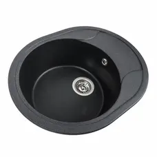 Гранітна мийка для кухні VALESO ONYX 5847 матова Карбон