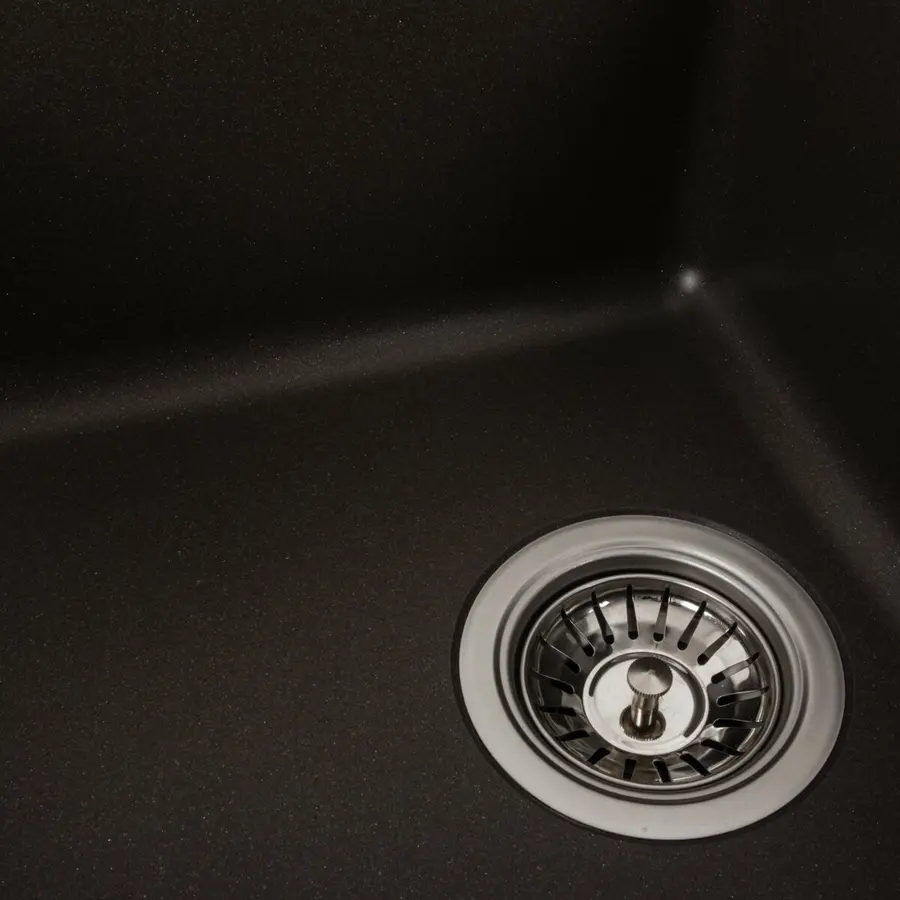 Гранитная мойка для кухни VALESO LIANA 6243 матовая Темная Скала