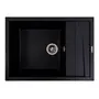 Кухонная мойка гранитная матовая 7050 CASCADA VALESO черный металлик