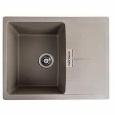 Гранитная мойка для кухни VALESO ZIRKONE 6250 матовая Титан