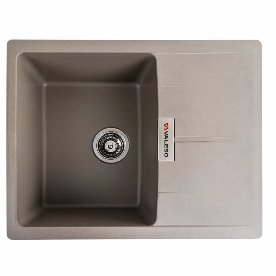 Гранитная мойка для кухни VALESO ZIRKONE 6250 матовая Титан