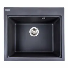 Гранітна мийка для кухні VALESO VESTA 5852 матова Моріон