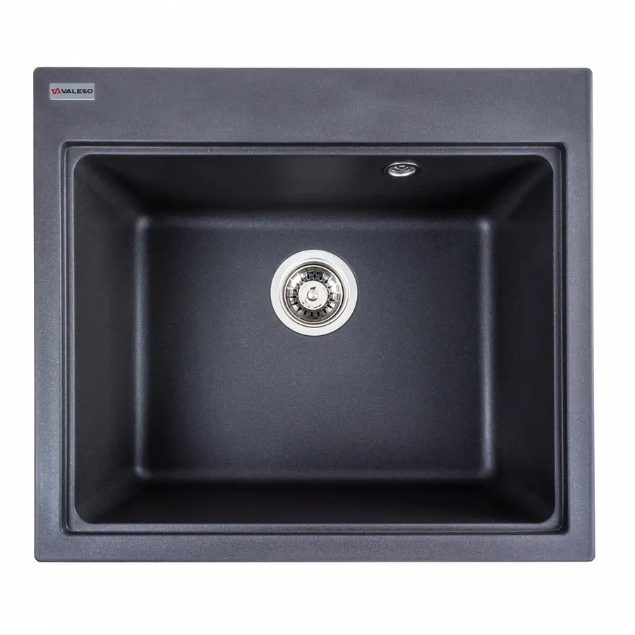 Гранитная мойка для кухни VALESO VESTA 5852 матовая Морион