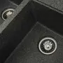 Гранитная мойка для кухни VALESO HARMONY 7850 матовая Графит