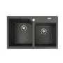 Гранитная мойка для кухни VALESO HARMONY 7850 матовая Графит