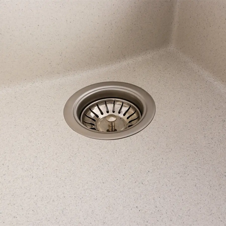 Кухонная гранитная мойка 3744 ROXY VALESO белая в крапинку