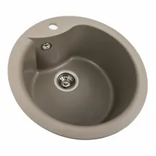 Гранитная мойка для кухни VALESO TURAS 480 матовая Титан