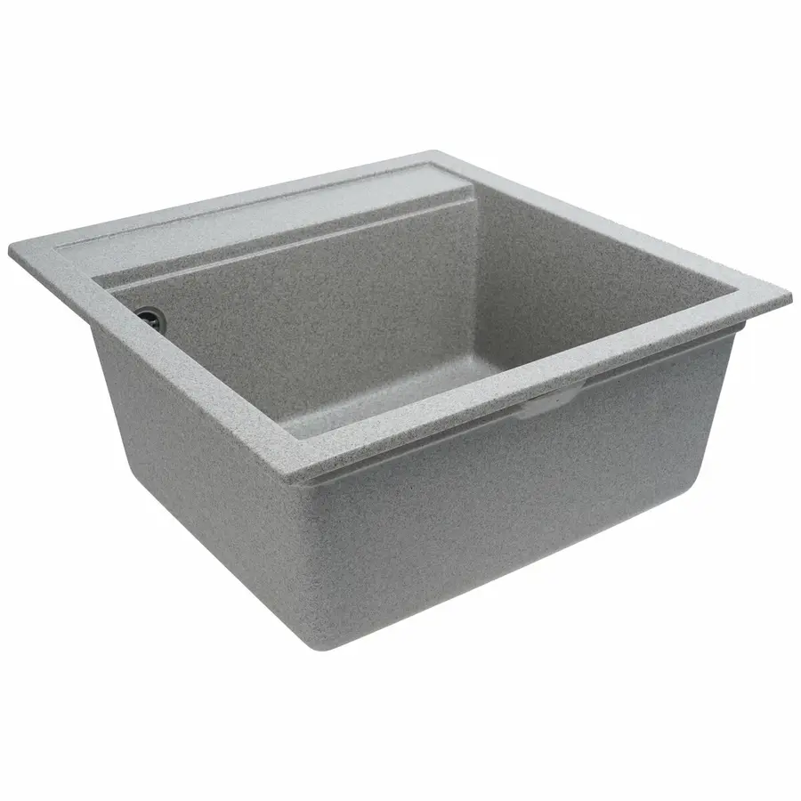 Гранітна мийка для кухні VALESO FIESTA 5149 матова Сіра