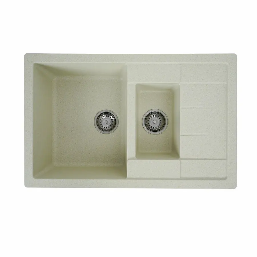 Гранитная мойка для кухни VALESO TOSKANA 7850W матовая Песок