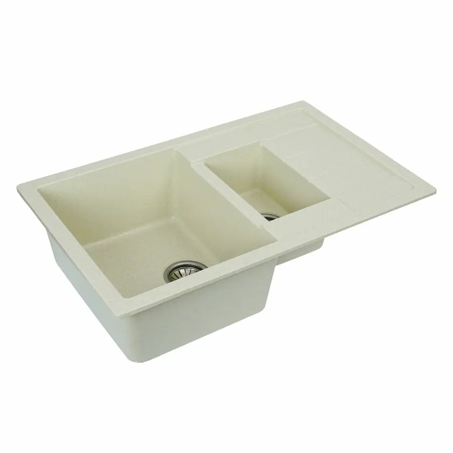 Гранитная мойка для кухни VALESO TOSKANA 7850W матовая Песок