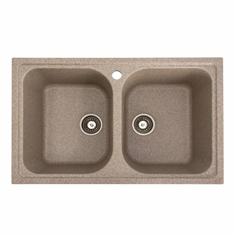 Гранітна мийка для кухні VALESO EQUATORIA 7950 матова Карамель