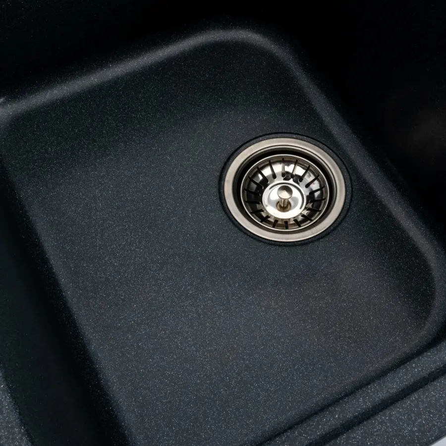 Гранитная мойка для кухни VALESO EQUATORIA 7950 матовая Антрацит