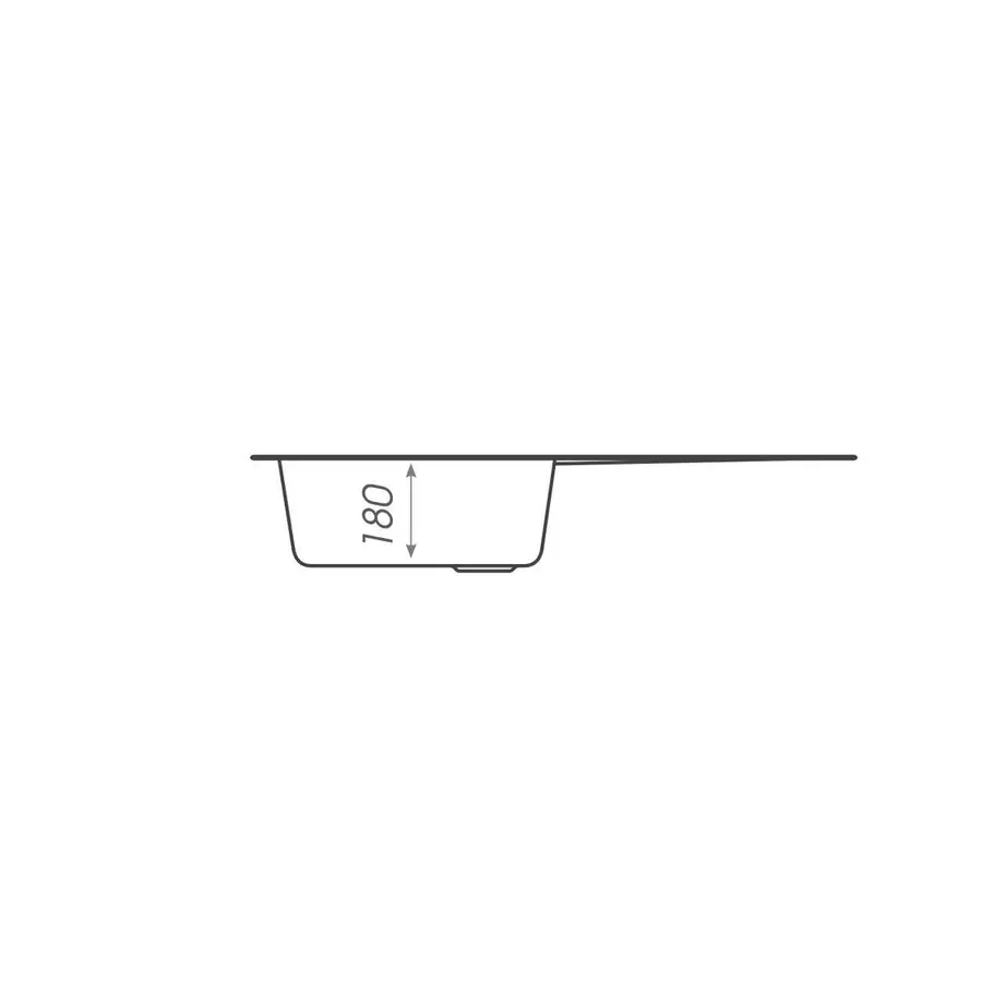 Гранитная мойка для кухни VALESO VERONA 7850 матовая Топаз