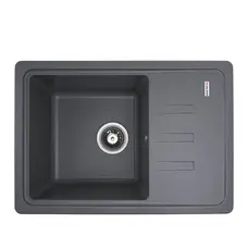 Гранитная мойка для кухни VALESO LIANA 6243 матовая Серый муссон