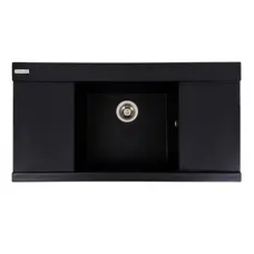 Гранитная мойка для кухни VALESO 9651 ATLAS матовый Черный
