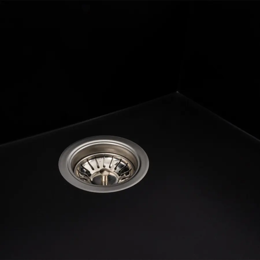 Гранітна мийка для кухні VALESO 9651 ATLAS матовий Чорний