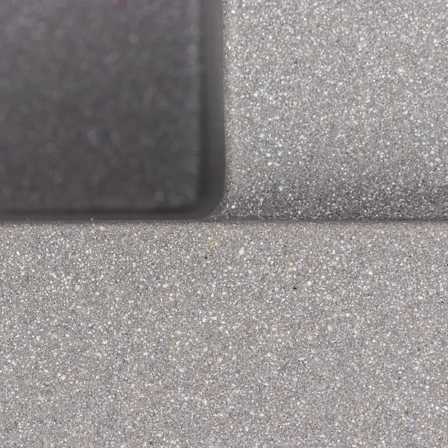 Гранітна мийка для кухні VALESO ATLAS 9651 матова Сірий мусон