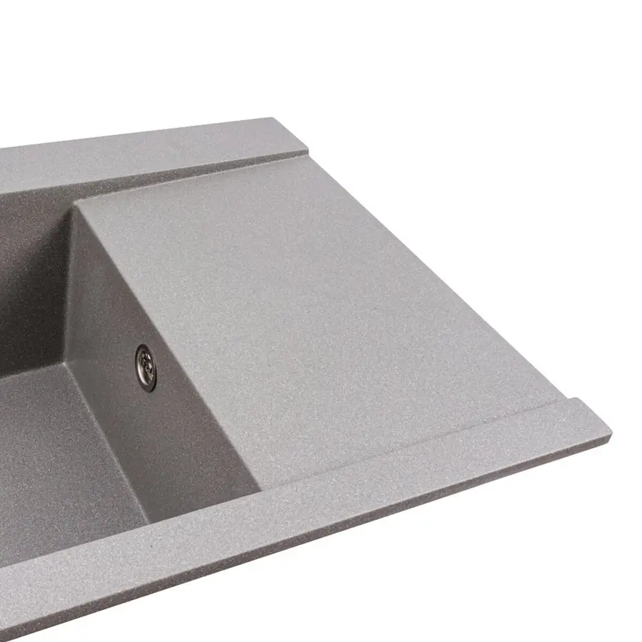 Гранітна мийка для кухні VALESO ATLAS 9651 матова Сірий мусон