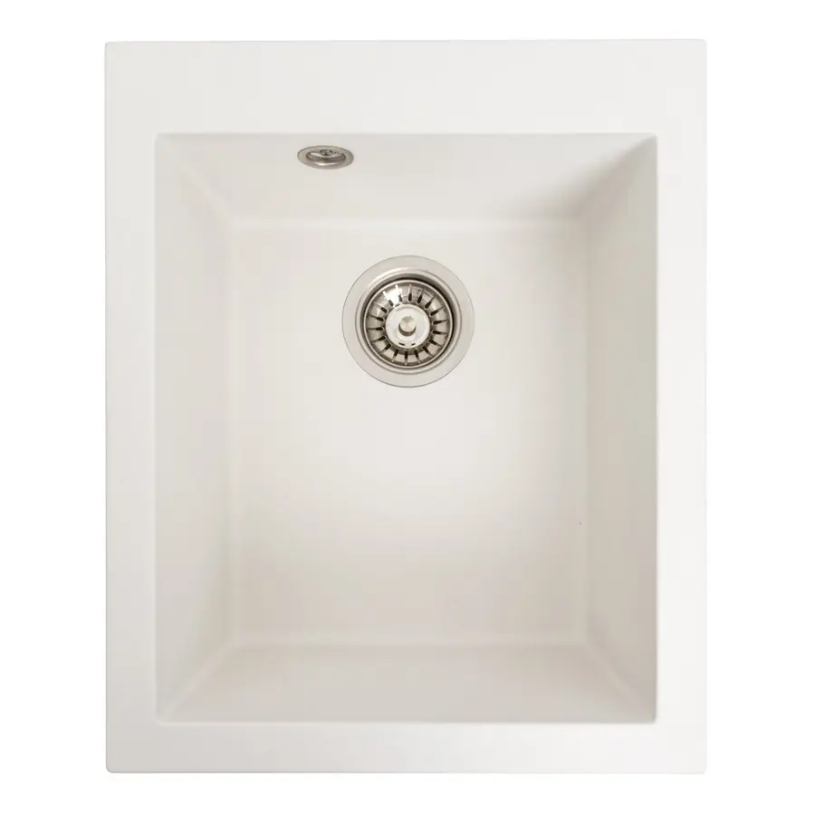 Гранитная мойка для кухни VALESO SOKIL 4150 матовая Белоснежная