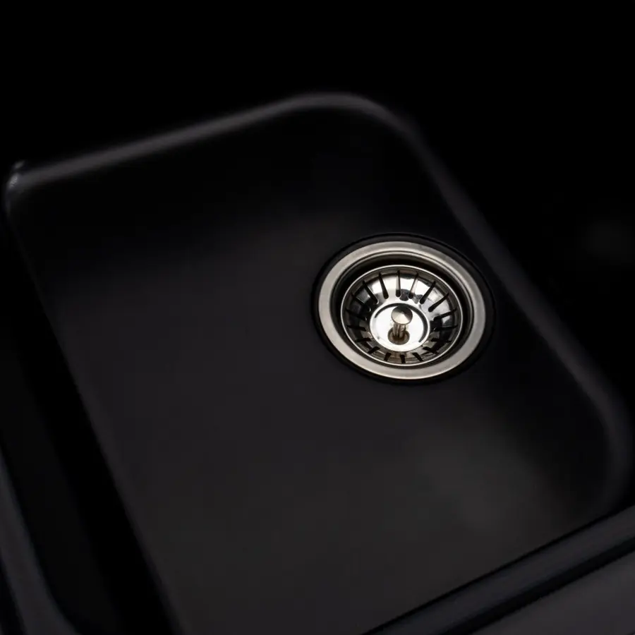 Гранитная мойка для кухни VALESO EQUATORIA 7950 матовая Черная