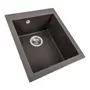 Гранітна мийка для кухні VALESO 4150 SOKIL матова Темна скеля