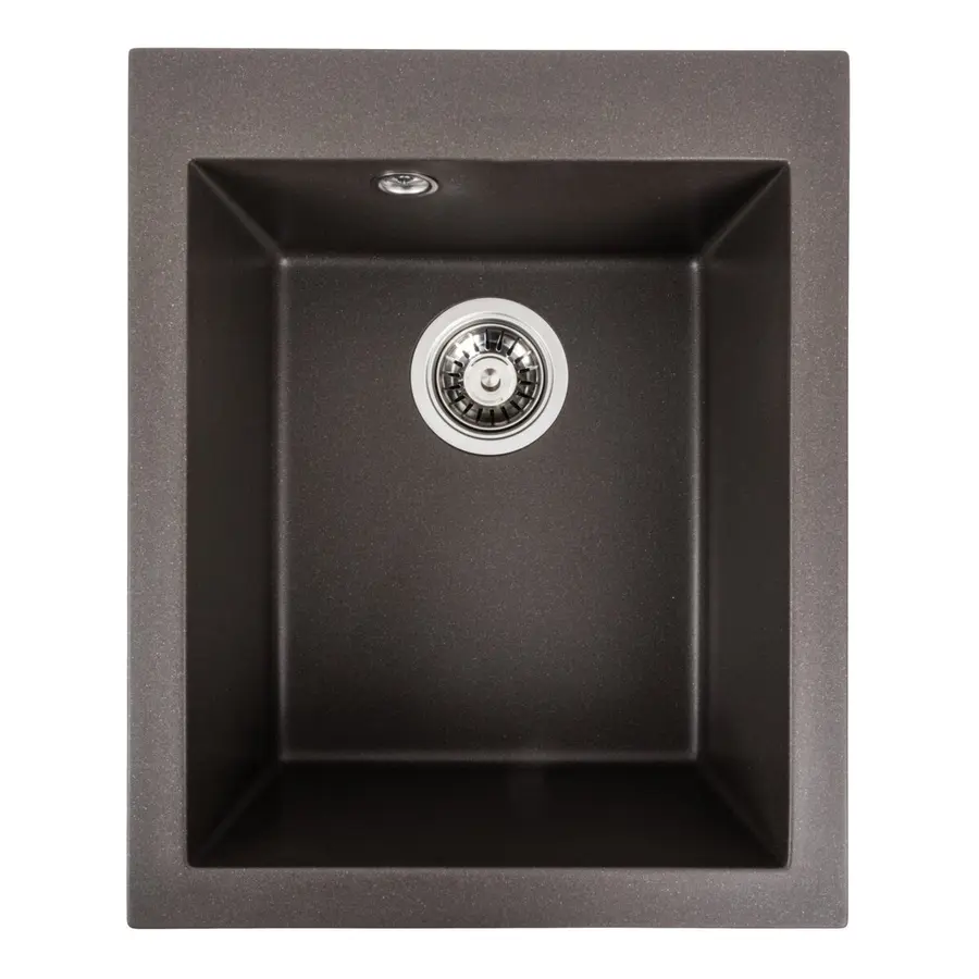 Гранітна мийка для кухні VALESO 4150 SOKIL матова Темна скеля