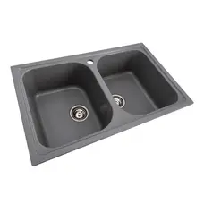 Гранитная мойка для кухни VALESO 7950 Equatoria матовый Серый муссон
