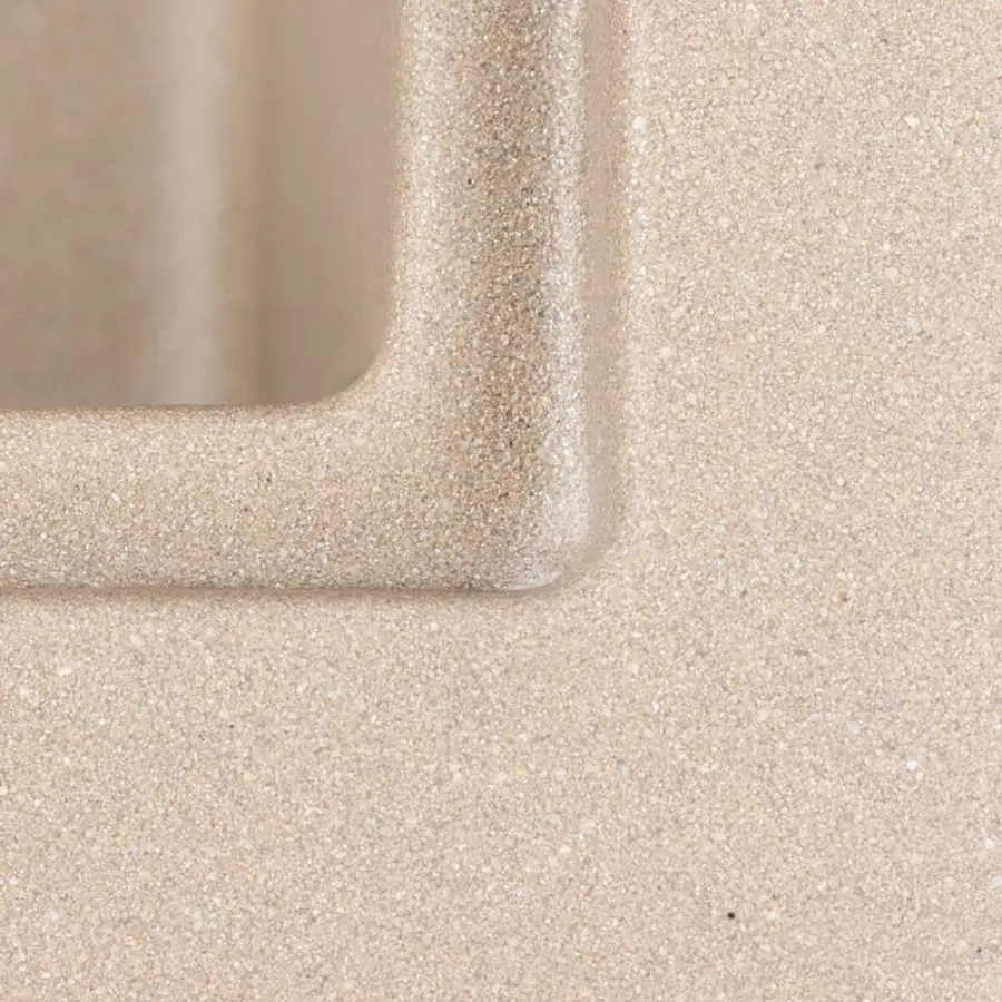 Гранитная мойка для кухни VALESO SHERLIT 6050 матовая Титан