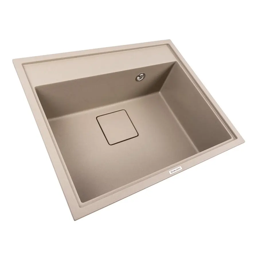 Гранитная мойка для кухни VALESO SHERLIT 6050 матовая Титан