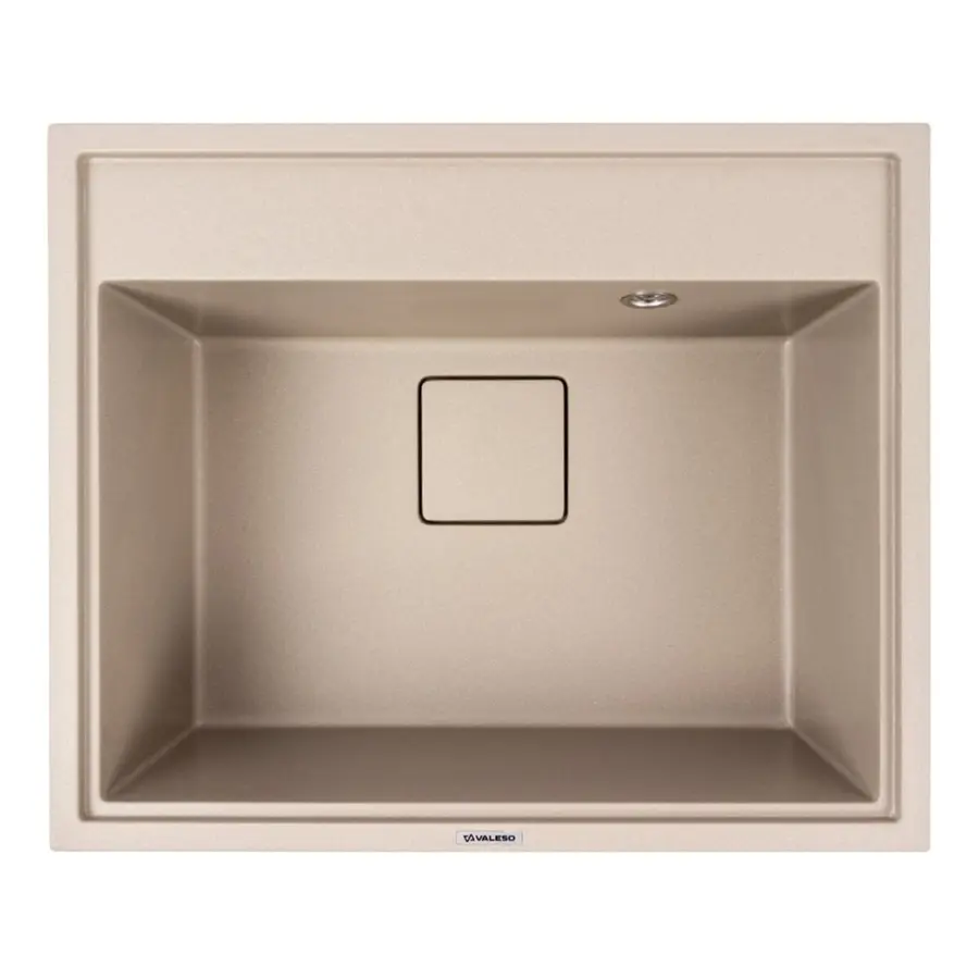 Гранитная мойка для кухни VALESO SHERLIT 6050 матовая Титан