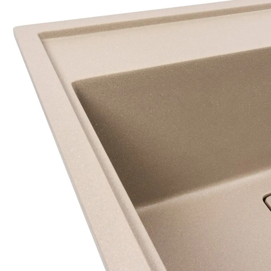 Гранитная мойка для кухни VALESO SHERLIT 6050 матовая Титан