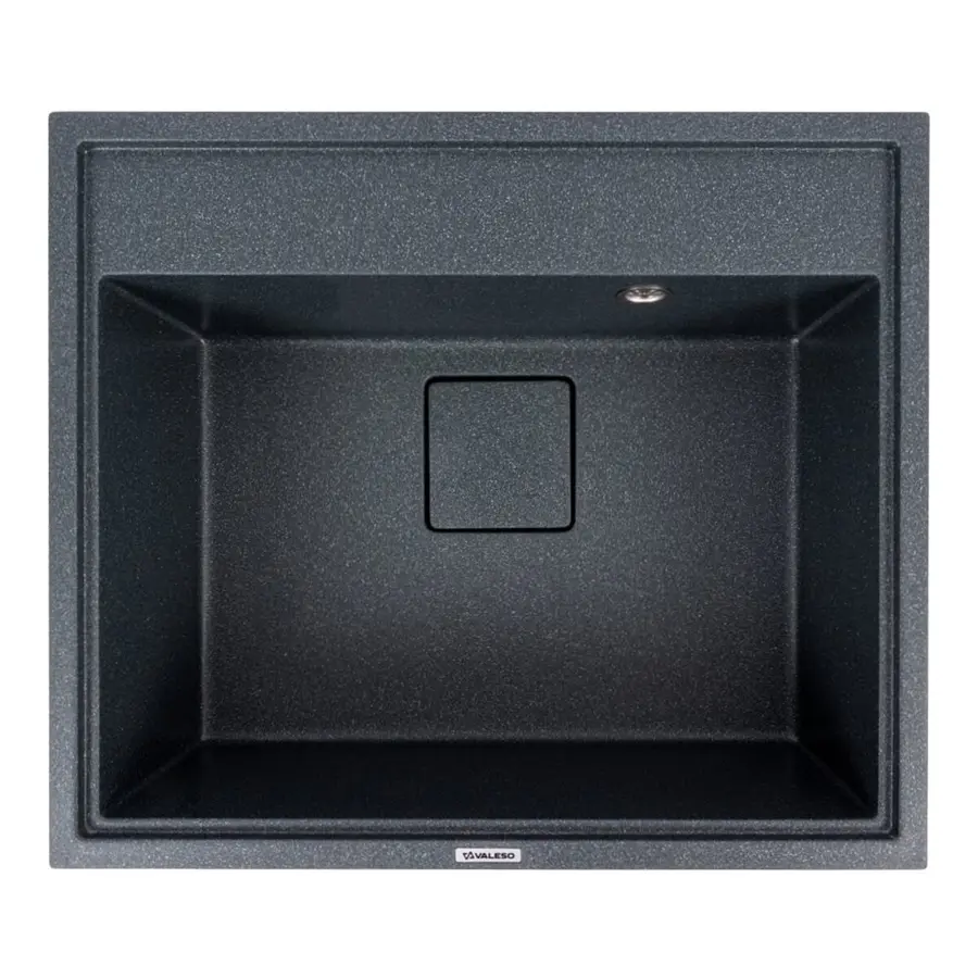 Кухонна мийка гранітна VALESO 6050 SHERLIT (антрацит)